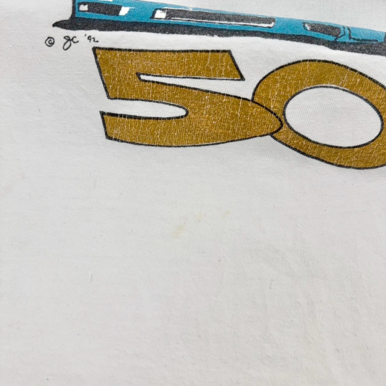 Feminist Vintage 1992 Hanes Beefy Fortune 500 Tee XL – photo 7